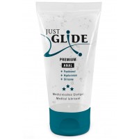Веганский лубрикант JustGlide Premium Anal с гиалуроном и пантенолом 50 мл