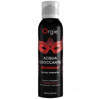 Шипучая увлажняющая пена для чувственного массажа Orgie Acqua Croccante Strawberry, 150 мл