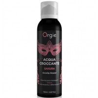 Шипучая увлажняющая пена для чувственного массажа Orgie Acqua Croccante Sakura, 150 мл