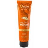 Съедобный лубрикант с возбуждающим эффектом вибрации Orgie Lube Tube Vibe Pina Colada 100 мл
