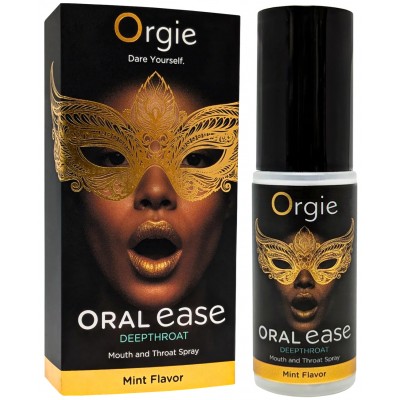 Охлаждающий оральный спрей Orgie Oral Ease Deepthroat со вкусом мяты 15 мл Охлаждающий оральный спрей Orgie Oral Ease Deepthroat со вкусом мяты 15 мл