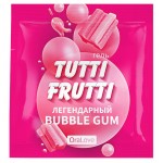 Съедобный лубрикант со вкусом Bubble Gum Tutti-Frutti OraLove 4 гр, пробник