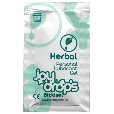 Смазка натуральная на водной основе Joydrops Herbal 5 мл, пробник Смазка натуральная на водной основе Joydrops Herbal 5 мл, пробник
