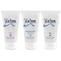 Набор гелей-любрикантов на водной основе JustGlide 3 х 50 мл