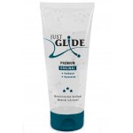 Веганский лубрикант JustGlide Premium с гиалуроном и пантенолом 200 мл