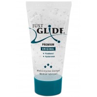 Веганский лубрикант JustGlide Premium с гиалуроном и пантенолом 20 мл