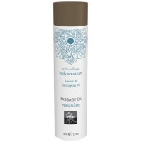 Массажное масло с ароматом амбры и масла эвкалипта 100 мл 