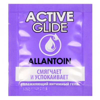 Увлажняющий гипоаллергенный интимный гель Active Glide Allantoin 3 гр, пробник Увлажняющий гипоаллергенный интимный гель Active Glide Allantoin 3 гр, пробник