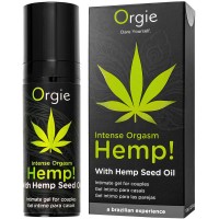 Возбуждающий гель для пар Orgie Hemp Intense Orgasm с охлаждающе-разогревающим эффектом 15 мл