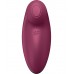 Клиторальный вибростимулятор с пульсацией Satisfyer Tap And Climax 2 бордовый