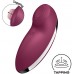 Клиторальный вибростимулятор с пульсацией Satisfyer Tap And Climax 2 бордовый