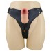 Фаллопротез с клиторальным стимулятором на трусиках Pretty Love Harness Briefs Mavis 19 см