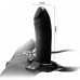 Расширяющийся страпон с вибрацией Inflating Baron From German 15 см