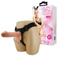 Реалистичный вибрострапон на трусиках Passionate Harness 21 см
