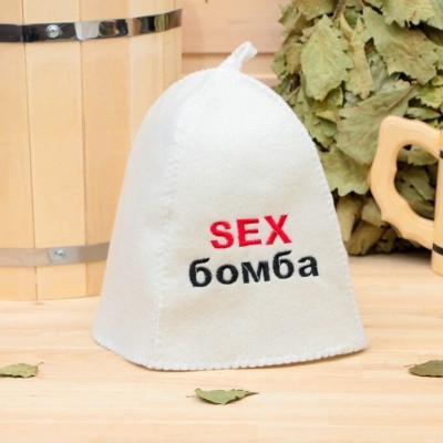 Банная шапка Sex бомба Банная шапка Sex бомба