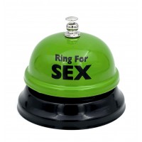 Звонок настольный Ring For Sex зеленый