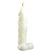 Белая фигурная свеча Фаворит 16 см