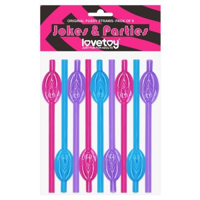Трубочки разноцветные Original Pussy Straws 9 шт Трубочки разноцветные Original Pussy Straws 9 шт
