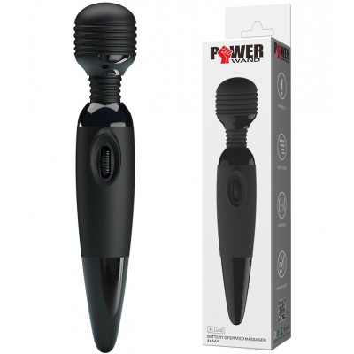 Вибромассажер с мощной вибрацией Pretty Love Power Wand черный