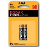 Батарейки Kodak Alkaline мизинчиковые AAA 2 шт