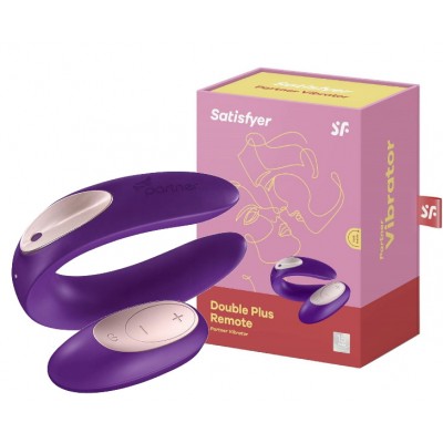 Вибратор для пар с пультом дистанционного управления Satisfyer Double Plus Remote