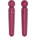Перезаряжаемый вибромассажер с плавающей головкой Satisfyer Planet Wand-er Rose