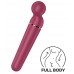 Перезаряжаемый вибромассажер с плавающей головкой Satisfyer Planet Wand-er Rose