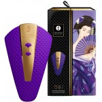 Роскошный фиолетовый клиторальный вибростимулятор Shunga Obi