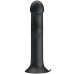 Универсальный черный вибратор с мощной присоской и пульсацией Murray 19 см