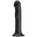 Универсальный черный вибратор с мощной присоской и пульсацией Murray 19 см