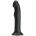 Универсальный черный вибратор с мощной присоской и пульсацией Murray 19 см