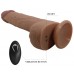 Реалистичный вибратор с функцией поступательных движений и пультом дистанционного управления Tommy
