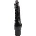 Реалистичный черный вибратор Naughty 20 см
