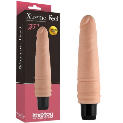 Реалистичный вибратор Xtreme Feel Cyberskin 19 см