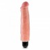 Телесный вибратор-реалистик 7 Vibrating Stiffy 22 см