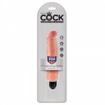Телесный вибратор-реалистик 7 Vibrating Stiffy 22 см