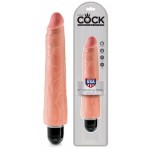 Телесный вибратор-реалистик 9 Vibrating Stiffy 28 см