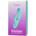 Перезаряжаемый вибратор с клиторальным стимулятором Eromantica Vivian
