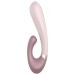 Смарт-вибратор со стимулятором клитора и функцией нагрева Satisfyer Heat Wave Mauve
