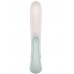 Смарт-вибратор со стимулятором клитора и функцией нагрева Satisfyer Heat Wave Mint