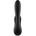 Смарт-вибратор с клиторальным стимулятором Satisfyer Double Flex Black