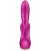 Смарт-вибратор с клиторальным стимулятором Satisfyer Double Flex Violet