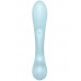 Двусторонний вибратор с клиторальным стимулятором Satisfyer Triple Oh Blue