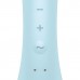 Двусторонний вибратор с клиторальным стимулятором Satisfyer Triple Oh Blue