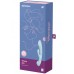 Двусторонний вибратор с клиторальным стимулятором Satisfyer Triple Oh Blue