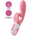 Смарт-вибратор кролик с гибким клиторальным отростком Satisfyer Hug Me Pink