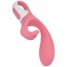 Смарт-вибратор кролик с гибким клиторальным отростком Satisfyer Hug Me Pink