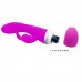 Вибратор с клиторальным стимулятором Pretty Love Freda