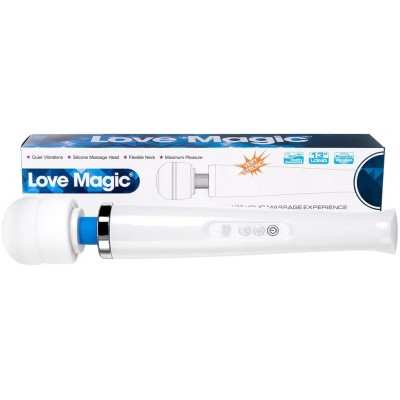 Мощный вибромассажер Love Magic White