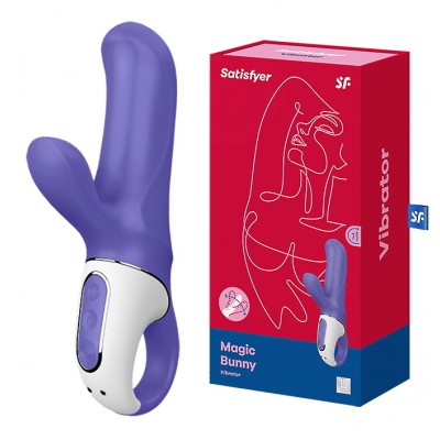 Вибратор для точки G с клиторальным стимулятором Satisfyer Magic Bunny